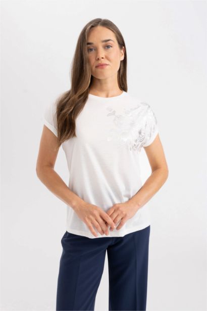 Crew Neck Short Sleeve T-Shirt