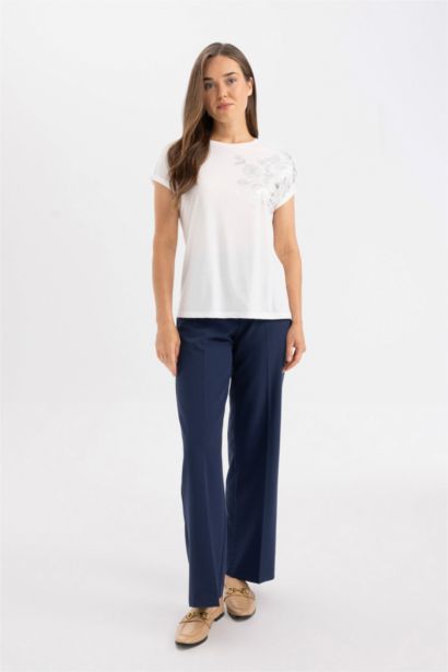 Crew Neck Short Sleeve T-Shirt