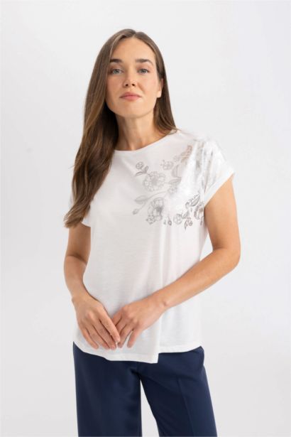 Crew Neck Short Sleeve T-Shirt