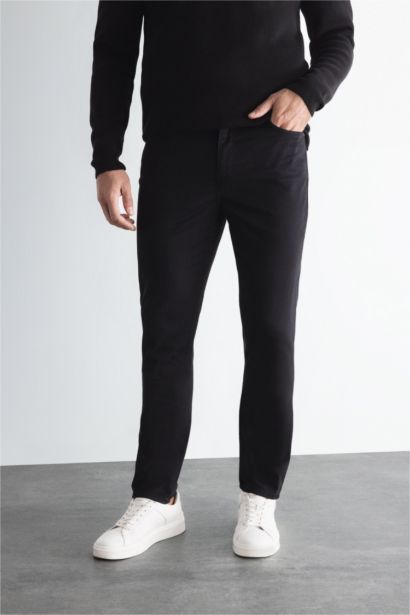 Pantalon Chino avec Ourlet étroit