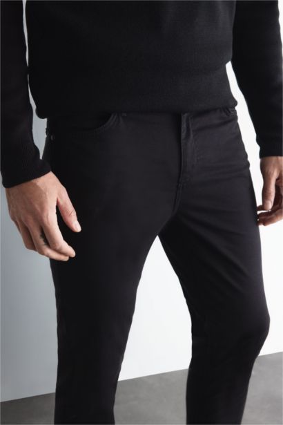Pantalon Chino avec Ourlet étroit