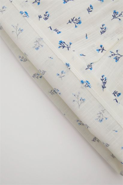 Baby Girl Floral Poplin Blouse Shorts 2 Piece Set