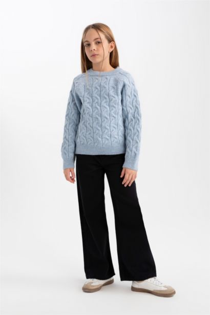 Қыздарға стандарт пішім Пулловер