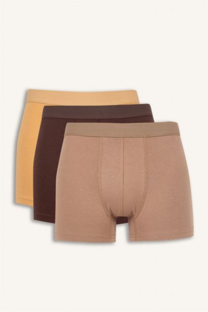 Erkek Basic Düz 3'lü Boxer