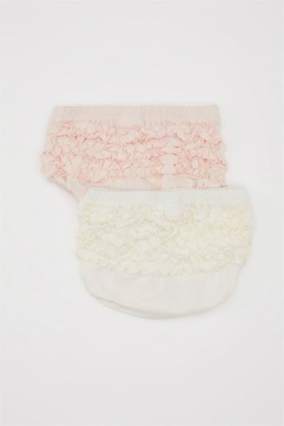 Baby Girl Combed Cotton 2 Piece Shorts