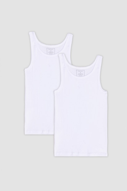 Slim Fit Camisole 2 Piece Undershirt