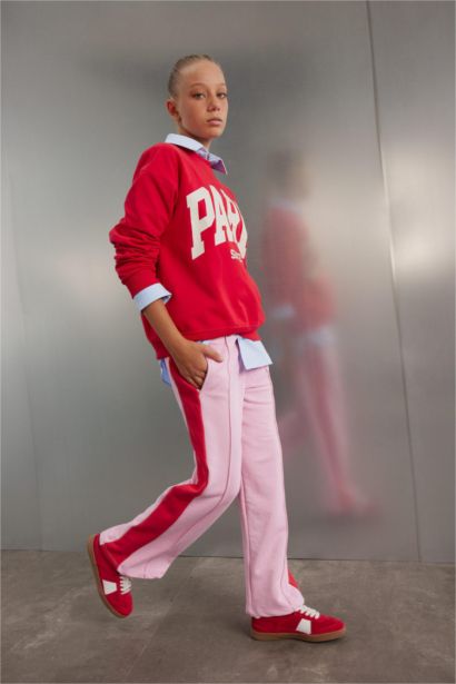 Pantalon de jogging large pour fille