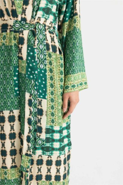 Relax Fit Printed Kimono