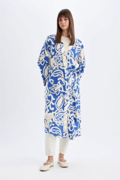 Relax Fit Printed Kimono