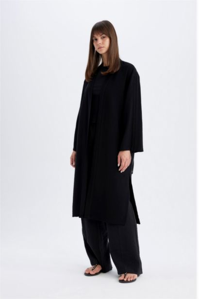 Relax Fit Gradient Collar Long Sleeve Kimono