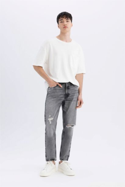Джинсы 90's Slim Fit узкого кроя с высокой талией
