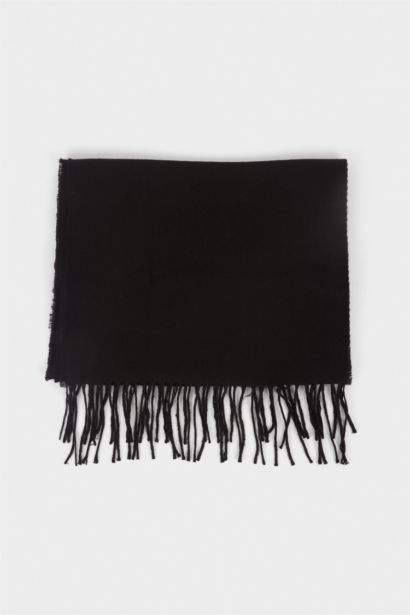 Kadın Yılbaşı Temalı Dokuma Atkı