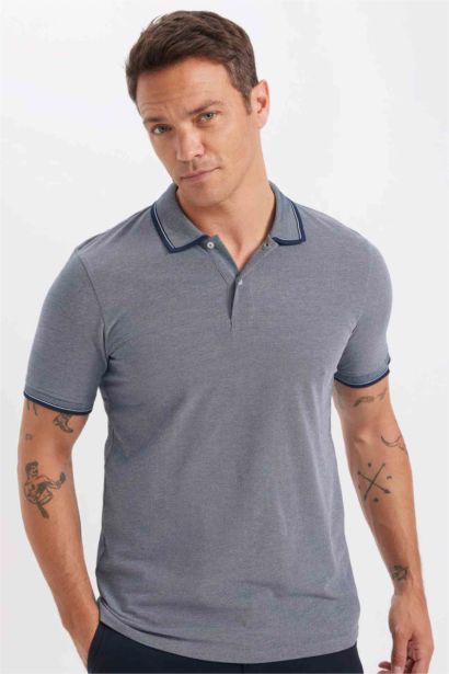 Slim Fit Polo Cotton T-Shirt