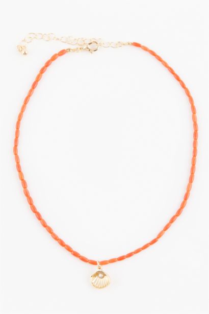 Woman 3 Piece Starfish and Pearl Gold Necklace