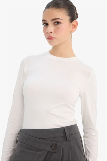 تيشيرت بيزك سادة مخصر