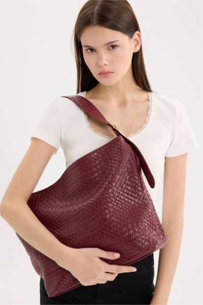 Faux Leather Shoulder bag