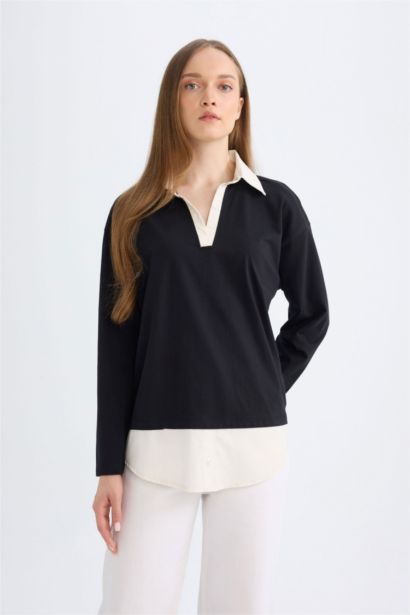 Regular Fit Long Sleeve Tunic