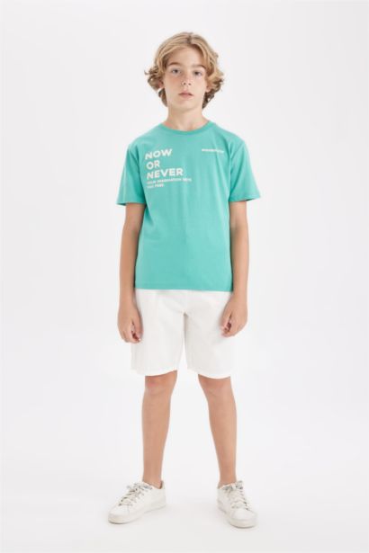 Regular Fit Printed Short Sleeve T-Shirt