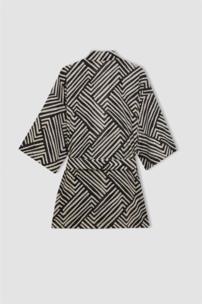 Patterned Cotton Kimono