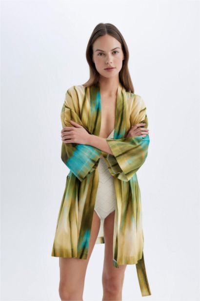 Kimono en Coton imprimé