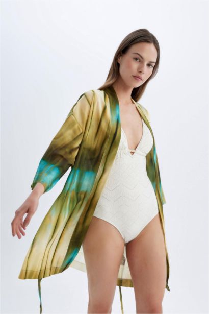 Kimono en Coton imprimé