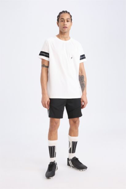 DeFactoFit Slim Fit Scuba Fabric Sports Shorts