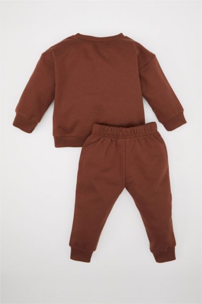 Baby Boy Slogan Printed Thin Fabric 2 Piece Set