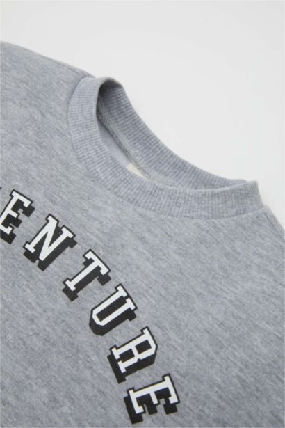 Baby Boy Printed Sweatshirt Jogger Sweatpants 2 Piece Set