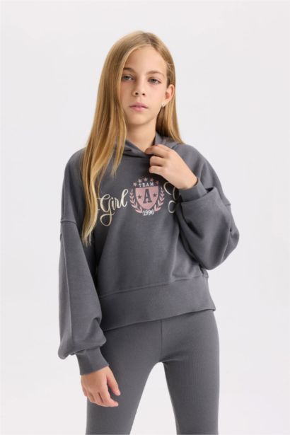 Girl Printed Pullover Leggings 2 Piece Set