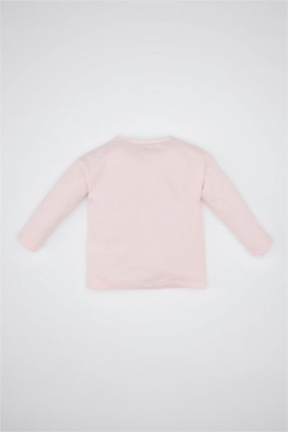 Baby Girl Regular Fit Crew Neck Basic T-Shirt