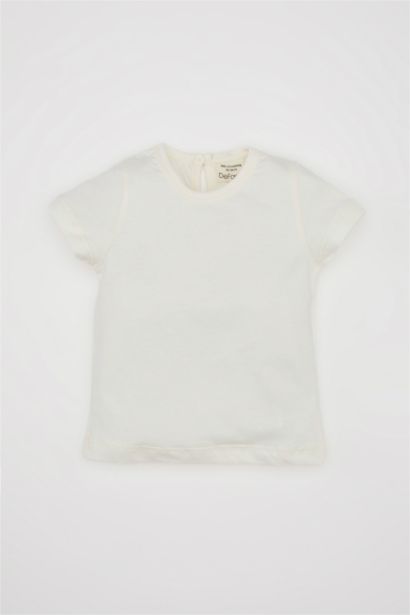 طقم من سالوبيت جينز بنات مطرز و تيشيرت