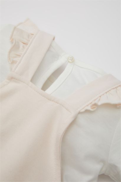 Ensemble de T-shirt et Salopette pour bébé fille