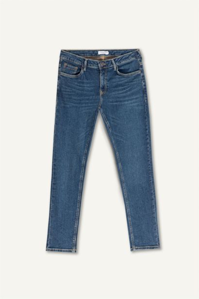 Jean Coupe skinny à taille normale et jambe étroites