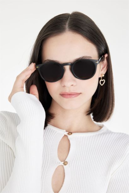 Kadın Yuvarlak Güneş Gözlüğü