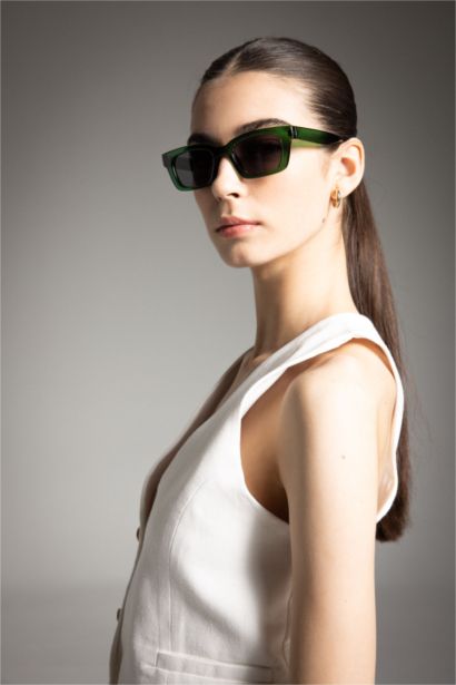 Kadın Dikdörtgen Güneş Gözlüğü