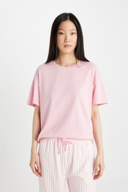 Fall in Love Kısa Kollu Kapri Pijama Takım