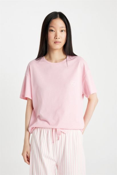 Fall in Love Kısa Kollu Kapri Pijama Takım