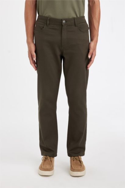 سروال سامبل سادة برجل عادي وجيب