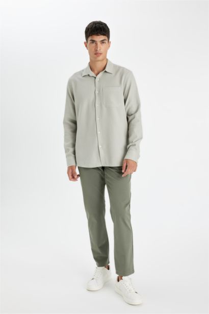 Regular Fit Cotton Long Sleeve Shirt