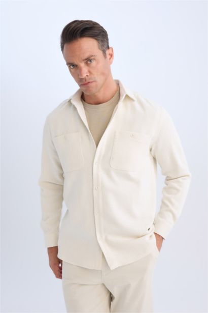 Relax Fit Flanel Long Sleeve Shirt