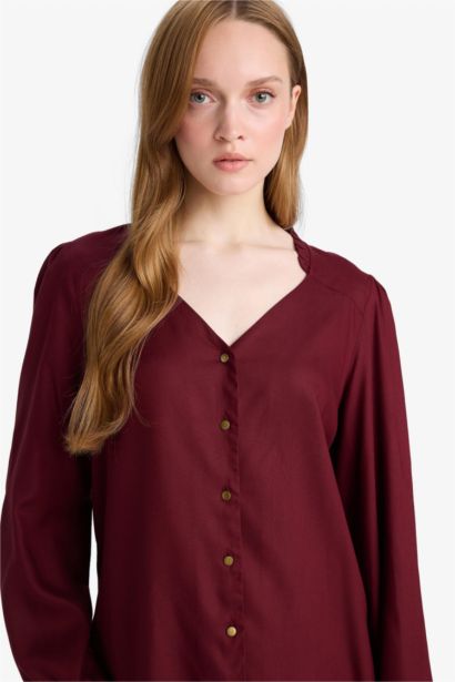 қалыпты пішім Ұзын жеңді көйлек