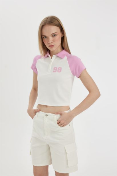 Fitted Printed Short Sleeve T-Shirt