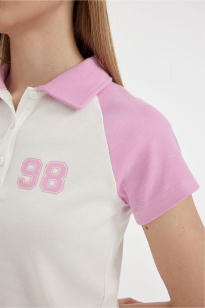 Fitted Printed Short Sleeve T-Shirt