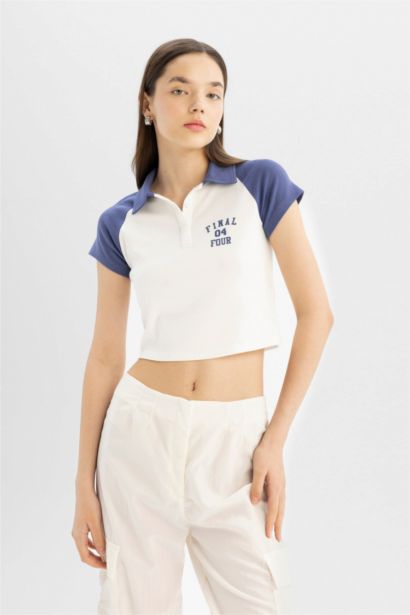 Fitted Printed Short Sleeve T-Shirt