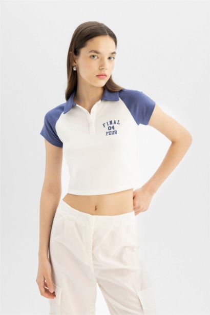 Fitted Printed Short Sleeve T-Shirt