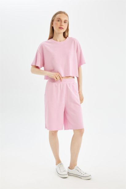 Loose Fit Thick Fabric Short Sleeve T-Shirt