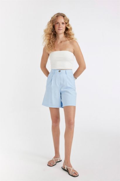 High Waist Wide Leg Shorts