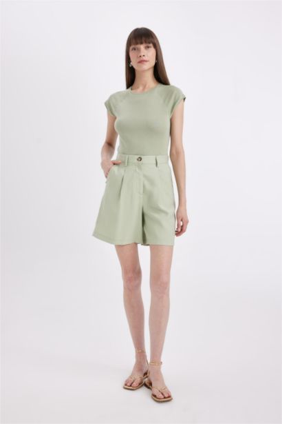 High Waist Wide Leg Shorts