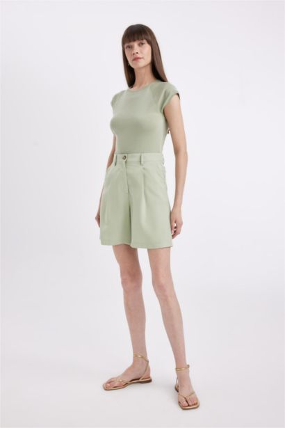 High Waist Wide Leg Shorts