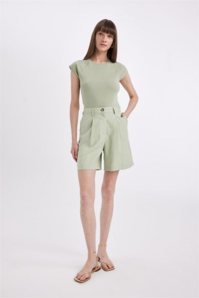 High Waist Wide Leg Shorts